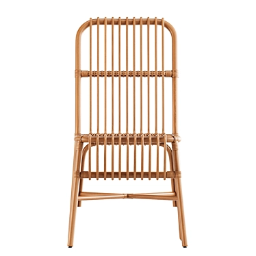 Valerie Vintage Rattan Chair 2017 3D model image 1 