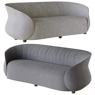 Verona Sofa: Elegant 3D Model 3D model image 1 