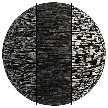 Stacked Stone Texture Set | 4K 3D model image 1 