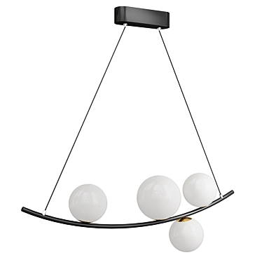 Modern Pendant Light Fixture DINO 3D model image 1 