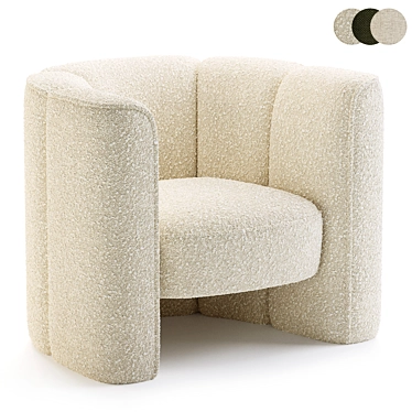 Elegant Mila Chair: 3D Model 3D model image 1 