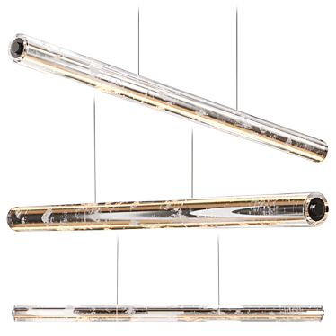 Modern Pendant Light Fixture 3D model image 1 