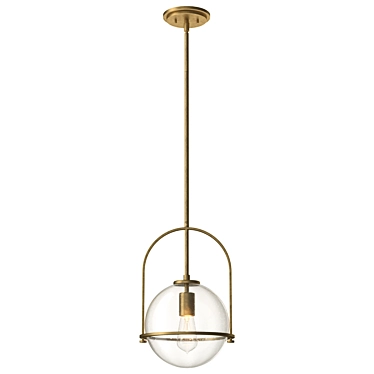 Hinkley Pendant Light QN-SOMERSET-P-C-HB 3D model image 1 