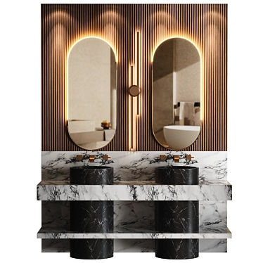 Modern Bathroom 2014 Set 3D model image 1 