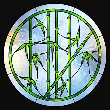 Stained glass "Bamboo"