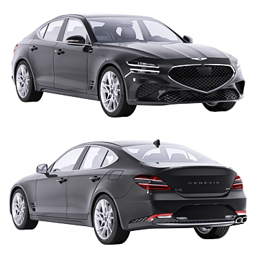 Genesis G70 3D Car Models 3D model image 1 