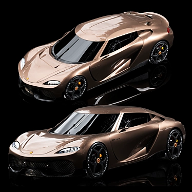 Exquisite Koenigsegg Gemera 3D Model 3D model image 1 