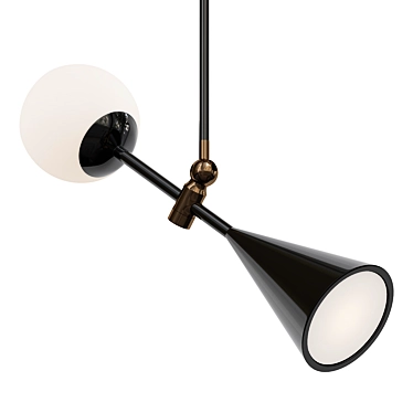 Elegant Anna Karlin Pendant Light 3D model image 1 