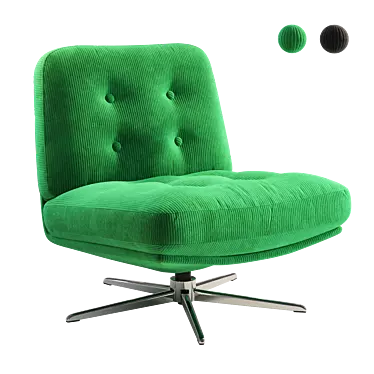 IKEA DYVLINGE Swivel Chair: Stress-Relief Comfort 3D model image 1 