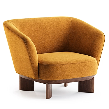 Contemporary Pierre Frey Armchair 3D model image 1 