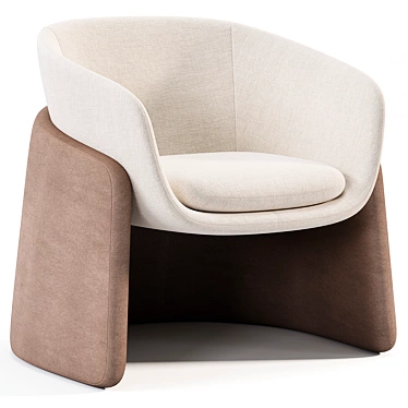 Stylish Seba Lounge Chair 2015 3D model image 1 