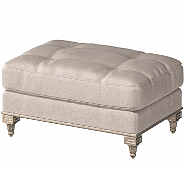 Luxurious Ebanista Marchese Ottoman 3D model image 1 
