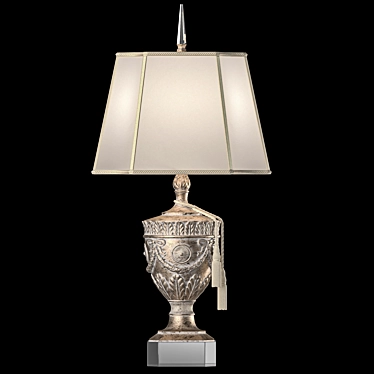 Athena 33 Table Lamp White 3D model image 1 