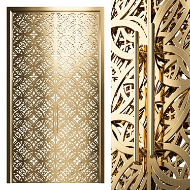 Arabic Modern Door 563 3D model image 1 