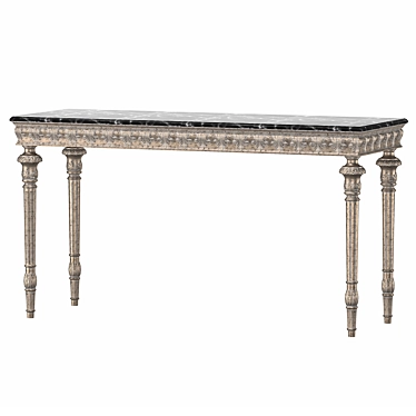 Handcrafted Console Table with Exquisite Design 3D model image 1 