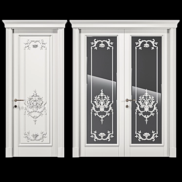  Classic Hermitage Interior Door 3D model image 1 