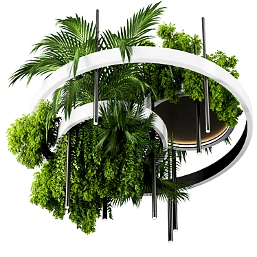 Premium Hanging Indoor Plants Set 3D model image 1 