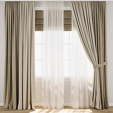  Curtain 3D Model Archive 3D model image 1 