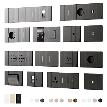 Bticino sockets and switches Living Now series