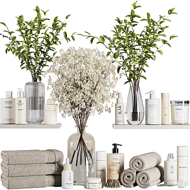 Modern Bathroom SetV22 2016 3D model image 1 