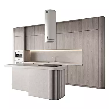 modern kitchen set 78 - wood cabinet