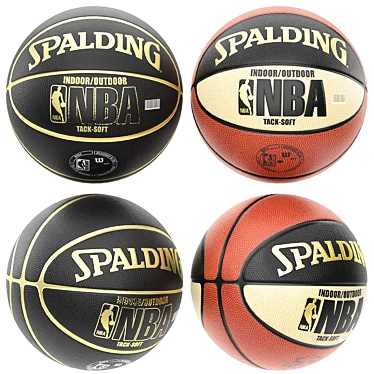 Spalding NBA Snake Basketball - Pro 3D Model 3D model image 1 