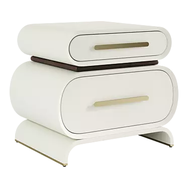 Elegant CASSINI End Table 3D model image 1 