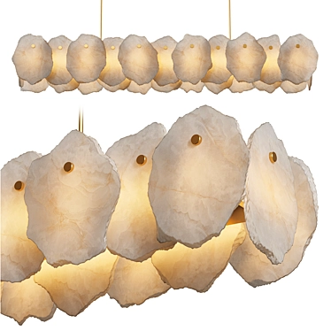  Modern Marble Pendant Light 3D model image 1 