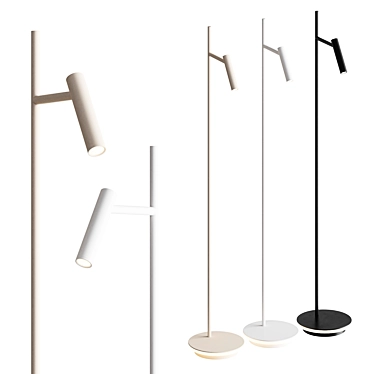 Stylish Floor Lamp Light 3D model image 1 