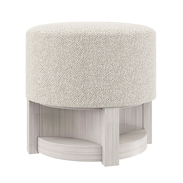 Stratum Bench: Modern Upholstered Seating 3D model image 1 