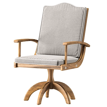 Stylish Sette Garden Chair 3D model image 1 