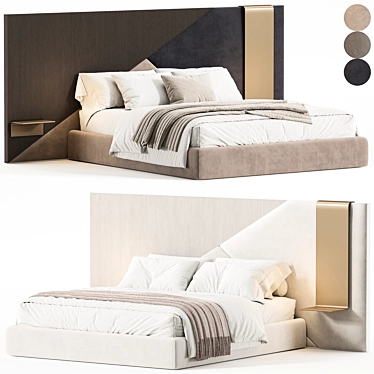 Ego Double Bed 2015 Millimeters 3D model image 1 