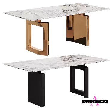 Marble Dining Table ALGORITMO-4012 3D model image 1 