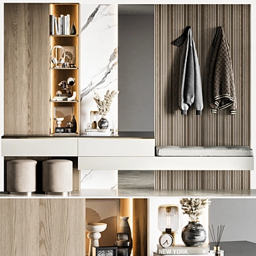 Corona Hallway 03 3D Model 3D model image 1 