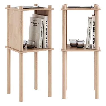 WOUD Elevator Shelving System 3D model image 1 