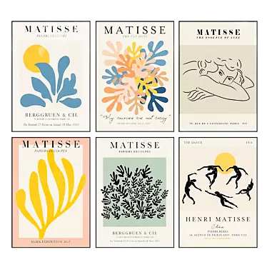  Henri Matisse Posters A1 3D model image 1 