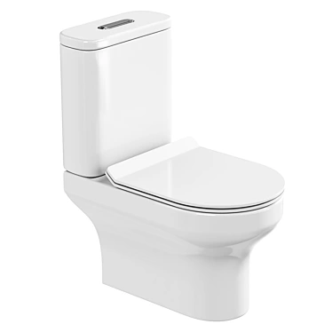 Agger AT04000 Compact Toilet 3D model image 1 