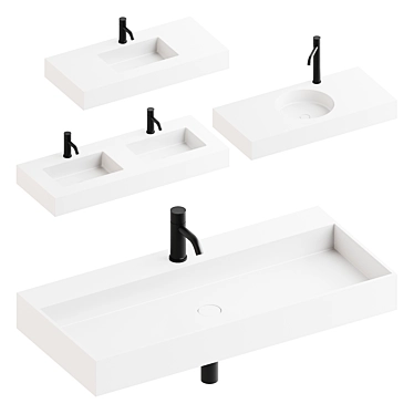 Aquabella sinks and Falper Acquifero faucets