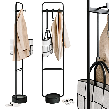 Offecct Clothes Hanger: Modern Elegance 3D model image 1 