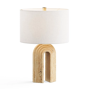 Modern Geometric Table Lamp 3D model image 1 