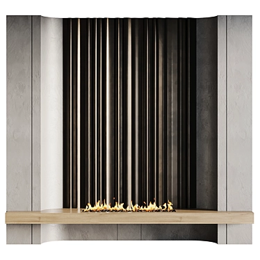 Corona 9 Fireplace Legacy Model 3D model image 1 