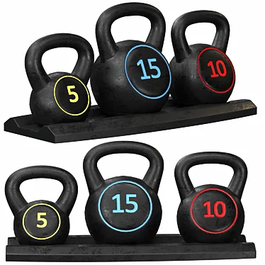 Zeny 3 Piece Kettlebell Set