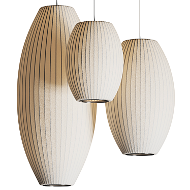 Modern Pendant Lamp Set - Vray/Corona 3D model image 1 