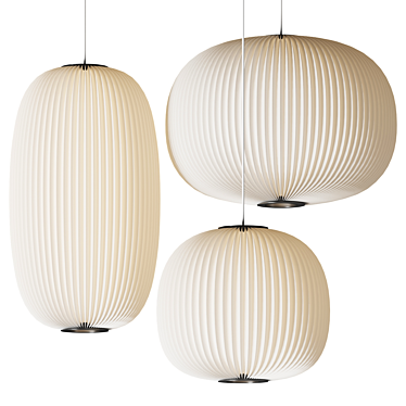 Modern Scandinavian Pendant Lamp 3D model image 1 