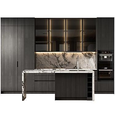 Dynamic Kitchen Unit 2015 3D model image 1 