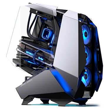 High-Performance Gaming PC, RGB Lighting 3D model image 1 