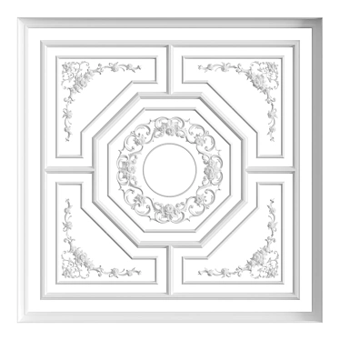 Luxury Ceiling Composition №51 3D model image 1 