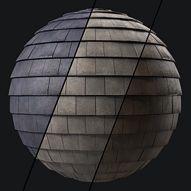 Concrete Roofing Material Pack 3D model image 1 