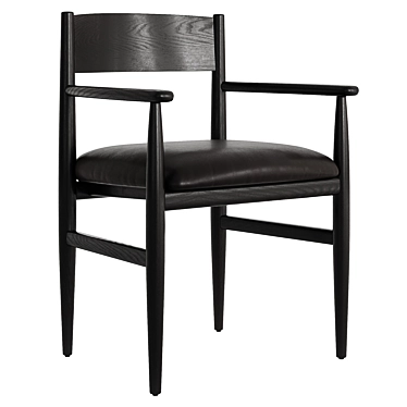 Mavery Arm Chair: Modern Elegance 3D model image 1 