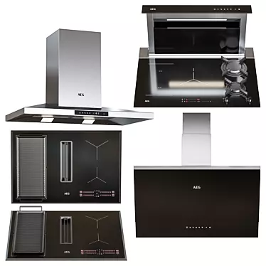 AEG Appliance Set Bundle Home 3D model image 1 